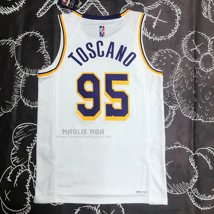 Maglia
 Juan Toscano-Anderson NO 95 Los Angeles Lakers Association 2021-22 Bianco
